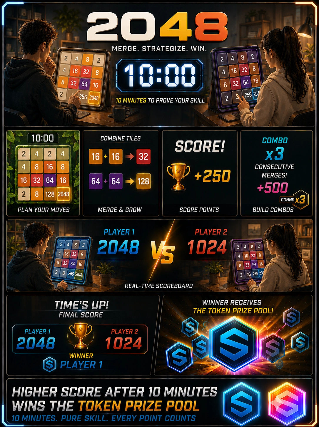 2048 gameplay